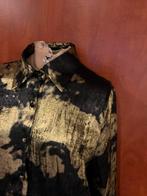 UNIKA blouse maat XL  origineel zgan zwart goud, Unika, G, Zwart, Maat 46/48 (XL) of groter