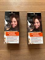 2x Haarverf uitgroeiset licht tot midden bruin, Ophalen of Verzenden, Nieuw