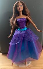 Barbie Pop Paarse Galajurk, Ophalen of Verzenden, Gebruikt, Barbie
