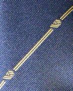 Vroom & Dreesmann V&D stropdas met gele strepen, Verzamelen, Nieuw, Ophalen of Verzenden