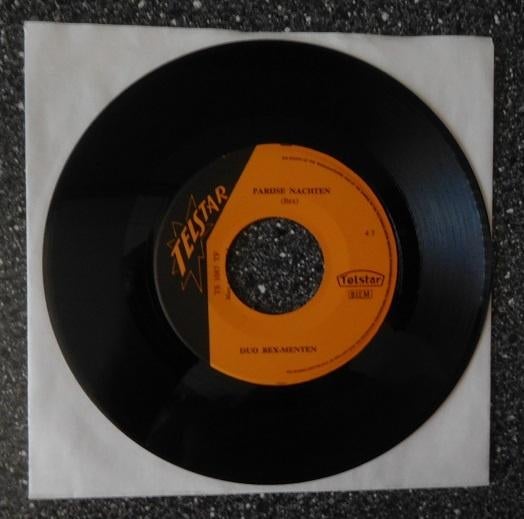 TELSTAR 1087 Duo Bex Menten - Parijse nachten (vanaf € 1,50), Ophalen of Verzenden, Zo goed als nieuw, Overige formaten, Levenslied of Smartlap