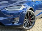 Tesla Model X 100D 6 Persoons / NAP / 22 Inch / Trekhaak, Auto's, Tesla, Lichtsensor, Gebruikt, 100 kWh, 2433 kg