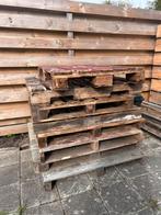 Gratis | 8 oude pellets, Doe-het-zelf en Verbouw, Hout en Planken, Ophalen, Minder dan 25 mm, Zo goed als nieuw, Pallet