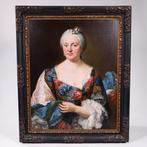Portret van een dame, 18e eeuw, Ophalen of Verzenden
