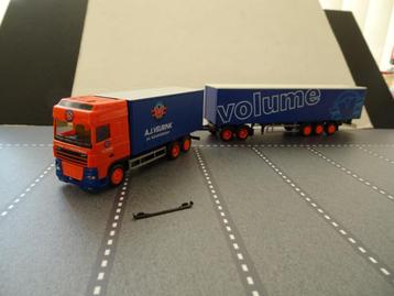 014 herpa daf 95 ssc a.j.veurink lzv combi 1:87 truck trein beschikbaar voor biedingen