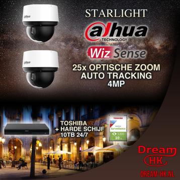 4MP Dahua PoE set/NVR+1x PTZ camera(Auto Tracking)+10TB HDD