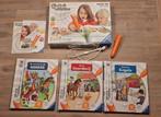 Tiptoi starterset, incl pen, 3 boeken, Ophalen of Verzenden, Zo goed als nieuw, Ontdekken, Met geluid