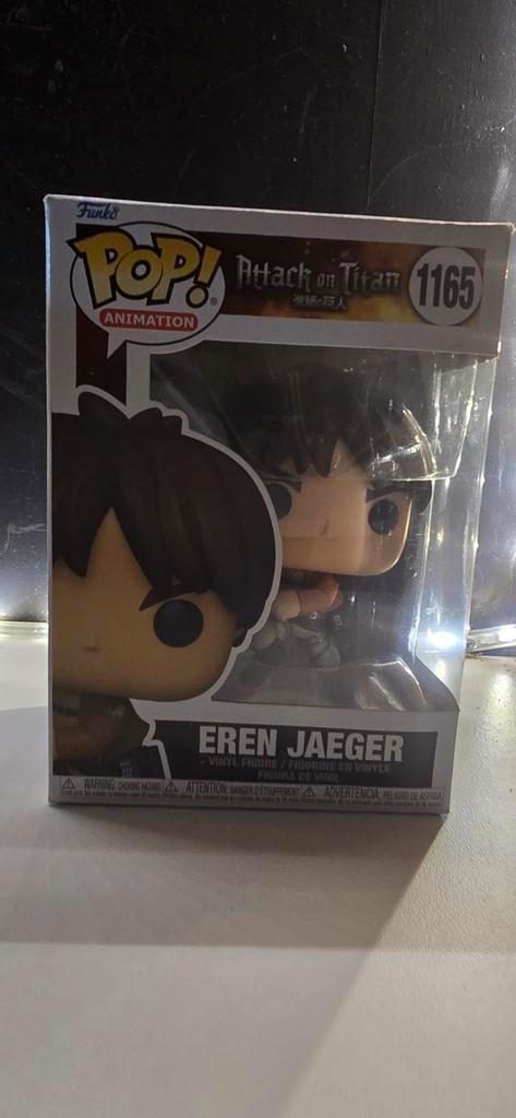 Funko Pop! Attack on Titan - Eren Jaeger #1165, Kinderen en Baby's, Speelgoed | Actiefiguren, Zo goed als nieuw, Ophalen of Verzenden