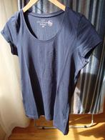 Donkerblauw shirt met korte mouwen van H&M.(S), Kleding | Dames, T-shirts, Nieuw, Blauw, H&M, Maat 36 (S)