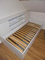 bed met opberging, Huis en Inrichting, Slaapkamer | Bedden, Ophalen, Gebruikt, 90 cm, Eenpersoons