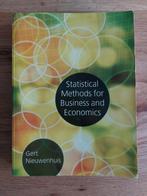 Statistical Methods for Business and Economics, Boeken, Gert Nieuwenhuis, Ophalen of Verzenden, Zo goed als nieuw, WO
