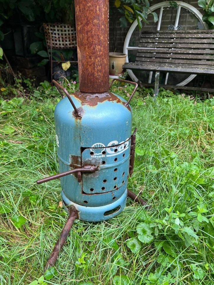 Unieke Tuinkachel S – Ambachtelijk gemaakt van oude gasfles, Tuin en Terras, Tuinhaarden, Nieuw, Ophalen