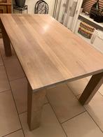 Eiken tafel in goede staat, afmeting 160x90 en hoog 77,, Ophalen, 50 tot 100 cm, Zo goed als nieuw, 150 tot 200 cm