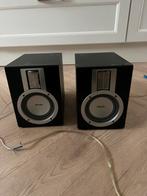 Zwarte kleine philips boxen, Computers en Software, Pc speakers, Ophalen of Verzenden, Zo goed als nieuw