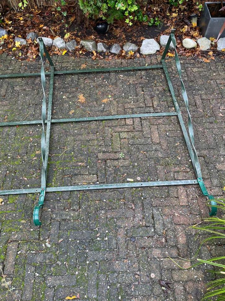 Smeedijzeren beugels/ frame als overkapping voor boven deur, Tuin en Terras, Overkappingen, Gebruikt, Overige typen, Ophalen