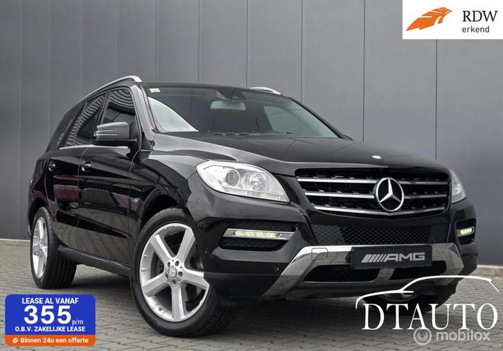 Mercedes ML 350 BlueTEC Grijs Kenteken Luchtvering Nwe Motor, Auto's, Bestelauto's, Bedrijf, Te koop, 4x4, ABS, Airbags, Airconditioning