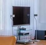 TV meubel Spectral glas, Ophalen, 50 tot 100 cm, Zo goed als nieuw, Glas