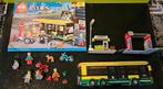 Busstation bouwstenen set (soort Lego), Kinderen en Baby's, Speelgoed | Duplo en Lego, Ophalen of Verzenden, Zo goed als nieuw