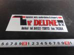 sticker Volkel v. Deuhne bv Japamse auto-onderdelen Sloperij, Ophalen, Zo goed als nieuw