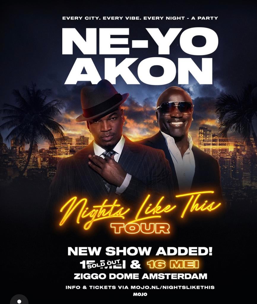 Ne-yo akon staanplaats, Eén persoon, Mei