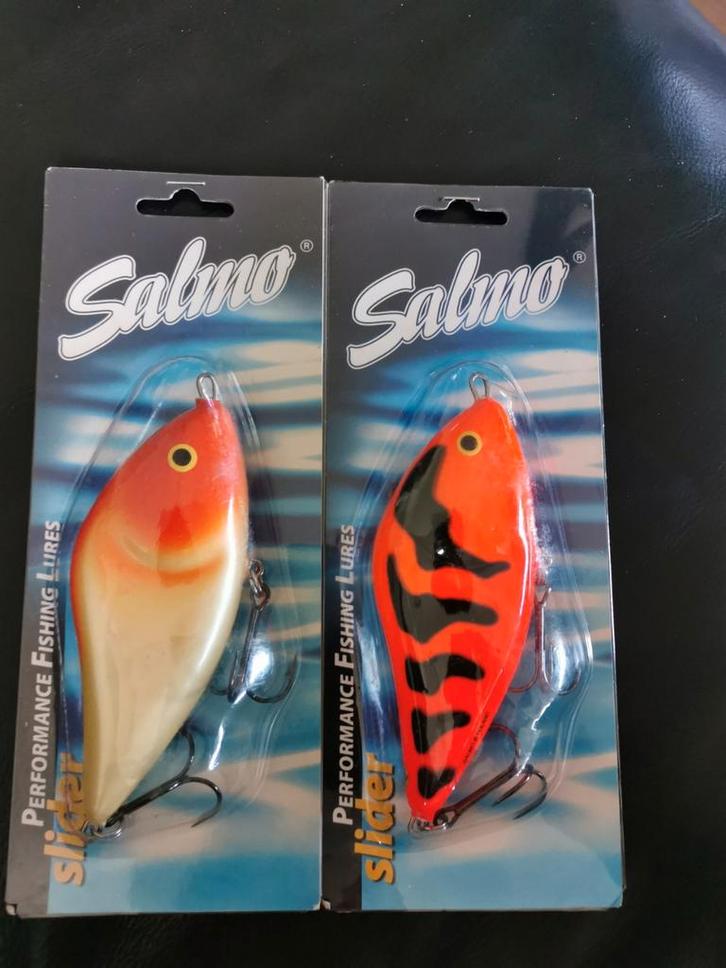 2x Salmo slider 12 S, Watersport en Boten, Hengelsport | Roofvissen, Nieuw, Overige typen, Ophalen of Verzenden