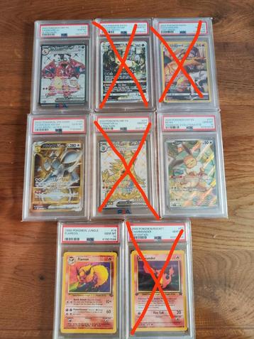 💥 8x PSA 10 Slab - los te koop beschikbaar voor biedingen