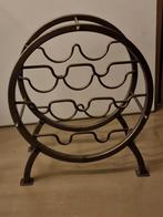 Compact Wijnrek - Stijlvol en Praktisch, Ophalen, 5 tot 15 flessen, Zo goed als nieuw, Metaal