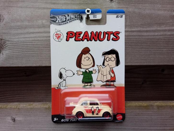 60s Fiat 500D Modificado Hotwheels Peanuts, Hobby en Vrije tijd, Modelauto's | Overige schalen, Nieuw, Auto, Ophalen