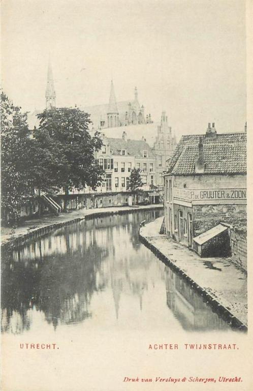 (379-241-001) Utrecht Achter Twijnstraat, Verzamelen, Ansichtkaarten | Nederland, Utrecht, Verzenden