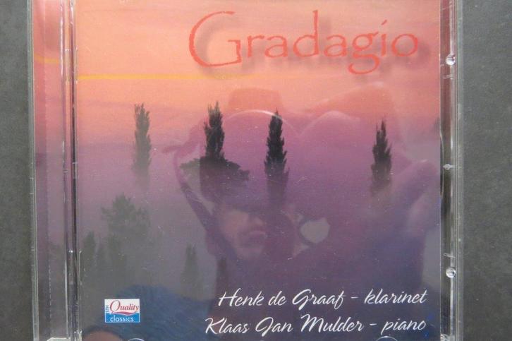 Cd klarinet en piano: Gradagio, Henk Graaf, Klaas Jan Mulder, Cd's en Dvd's, Cd's | Klassiek, Nieuw in verpakking, Kamermuziek