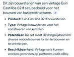 Vintage exin castillos., Kinderen en Baby's, Speelgoed | Duplo en Lego, Ophalen of Verzenden, Zo goed als nieuw, Complete set