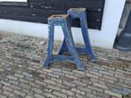 Oude gietijzeren machinepoten Hoog 76 cm Poot onder breed 68, Antiek en Kunst, Ophalen