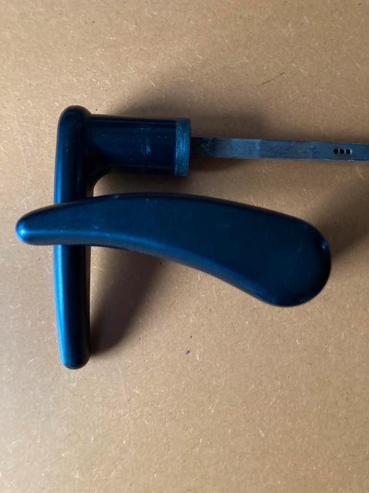 5 sets zwart bakelieten deurklinken, Doe-het-zelf en Verbouw, Hang- en Sluitwerk, Gebruikt, Klink of Kruk, Overige materialen