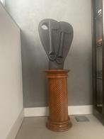 Stenen beeld van Guiseppe Lamers Herten Roermond, Ophalen