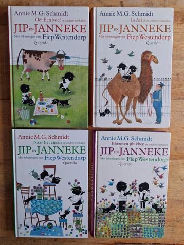 Annie M.G Schmidt  - Jip en Janneke  - vier boeken beschikbaar voor biedingen
