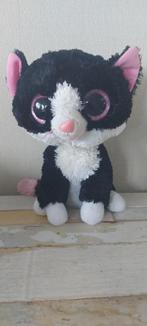 Knuffel Petshop poes roze oortjes, Ophalen, Zo goed als nieuw, Poes