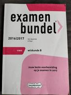 Examenbundel 2016/2017 - VWO Wiskunde B, Boeken, Schoolboeken, N.C. Keemink & P. Thiel, Wiskunde B, Ophalen of Verzenden, VWO