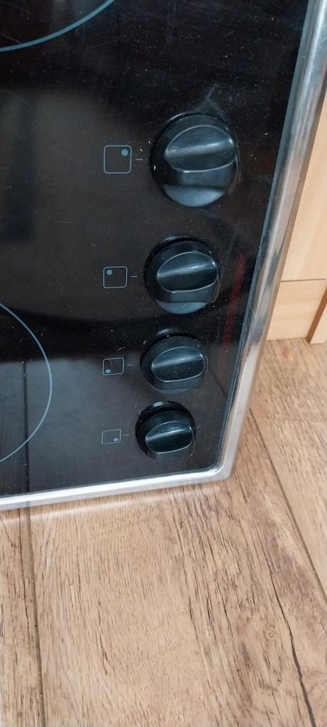 Inbouw Pelgrim ceramische kookplaat met Perilex stekker, Witgoed en Apparatuur, Kookplaten, Gebruikt, Inbouw, Inductie, 4 kookzones