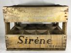 Sirène Limonade houten bak krat Stella Artois 1969, Verzenden, Gebruikt, Overige typen