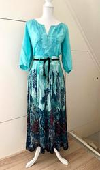 Maxi rok blauw 38 M nieuw / jasje vest jas grijs, Maat 38/40 (M), Blauw, Nieuw, Ophalen of Verzenden