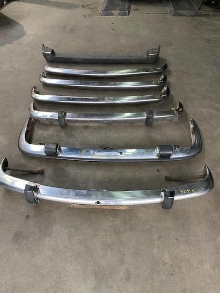 Peugeot 404 504 bumpers ook Coupe achterbumper, Auto-onderdelen, Carrosserie en Plaatwerk, Bumper, Peugeot, Gebruikt, Ophalen
