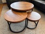 Hugo salontafel 3-delig, Huis en Inrichting, Tafels | Salontafels, Ophalen, 100 tot 150 cm, 50 tot 100 cm, Zo goed als nieuw