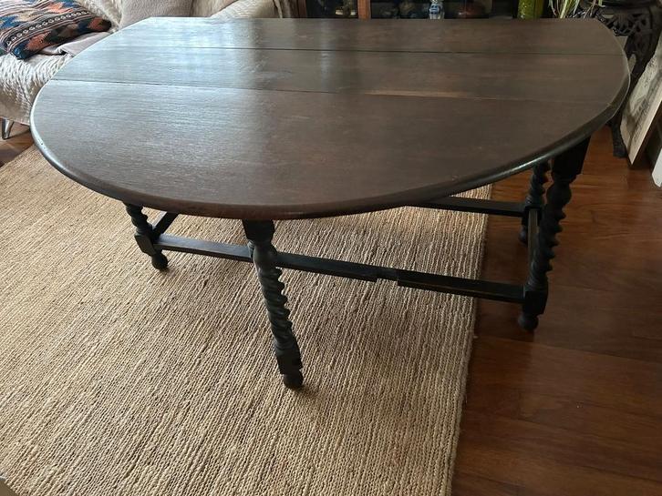 Antieke Engelse klaptafel, Antiek en Kunst, Antiek | Meubels | Tafels, Ophalen