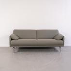 1x Leolux Bora Balanza Bank 3-zits/208cm Groen Stof - Alu