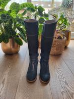 Zwart leren laarzen van Walk in the Park Maat 36, Kleding | Dames, Schoenen, Ophalen of Verzenden, Zo goed als nieuw, Zwart, Hoge laarzen