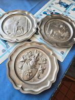 Vintage Tinnen Borden Set, Antiek en Kunst, Antiek | Schalen, Ophalen