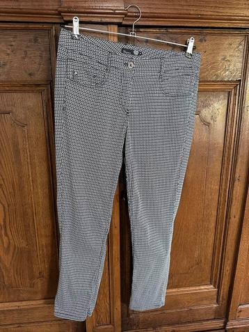 Gardeur Dames Pantalon Maat 38 - Donkerblauwe Print beschikbaar voor biedingen