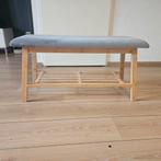 Bamboe bank velvet, Huis en Inrichting, Krukjes, Ophalen, Zo goed als nieuw, Hout