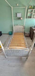 Hemelbed 90x200, Huis en Inrichting, Slaapkamer | Bedden, Ophalen, Gebruikt, 90 cm, Eenpersoons