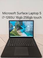 Nieuwstaat: Microsoft Surface Laptop 5 i7-1265U 13.5" 16gb, 256 GB, Microsoft Surface 5, Qwerty, 13 inch